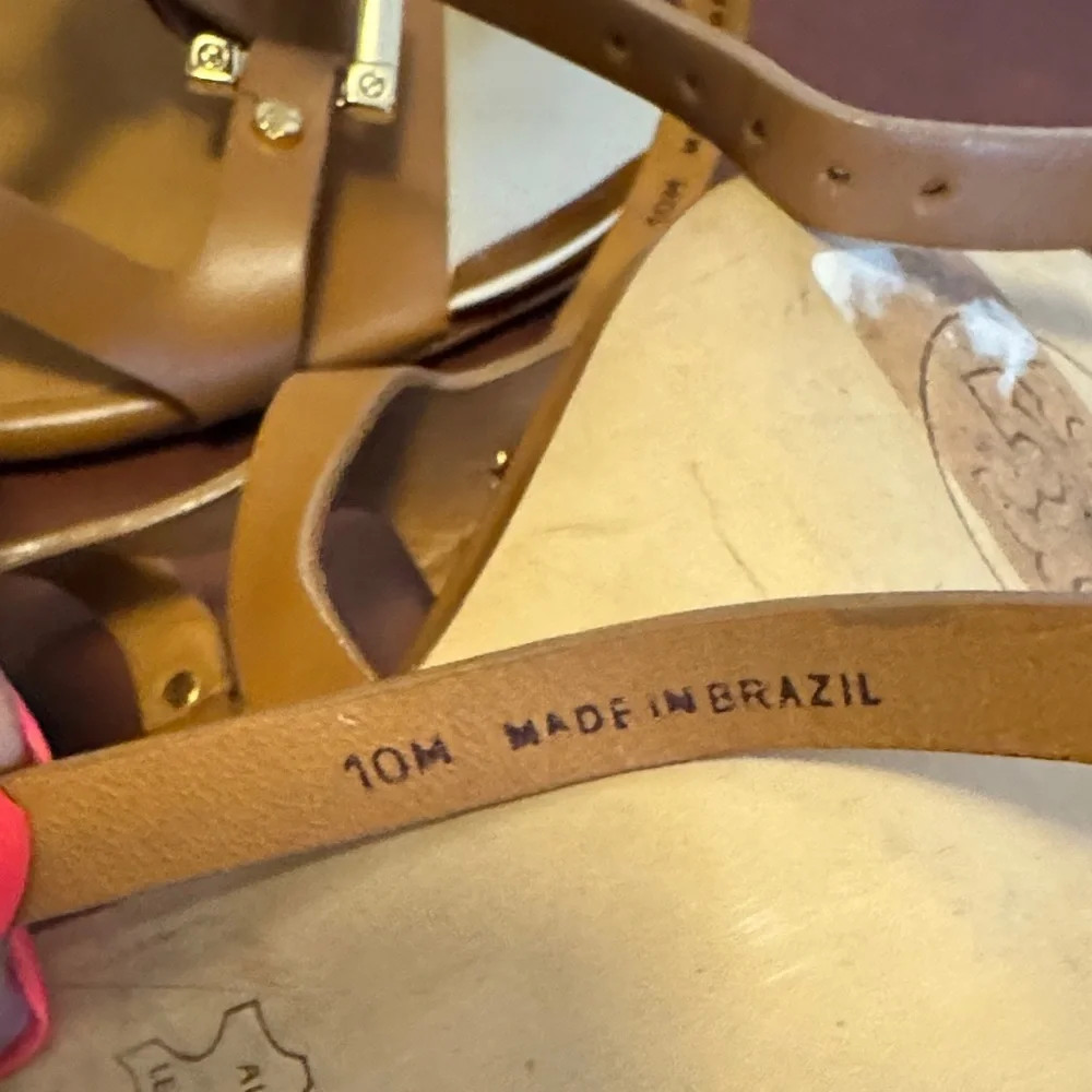 Tory Burch Light Brown Strappy Heels